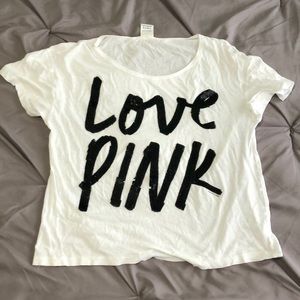VS Pink Sequined Top
